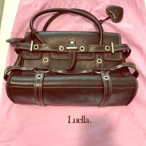 Luella, Black pebble leather, Gisele Bag